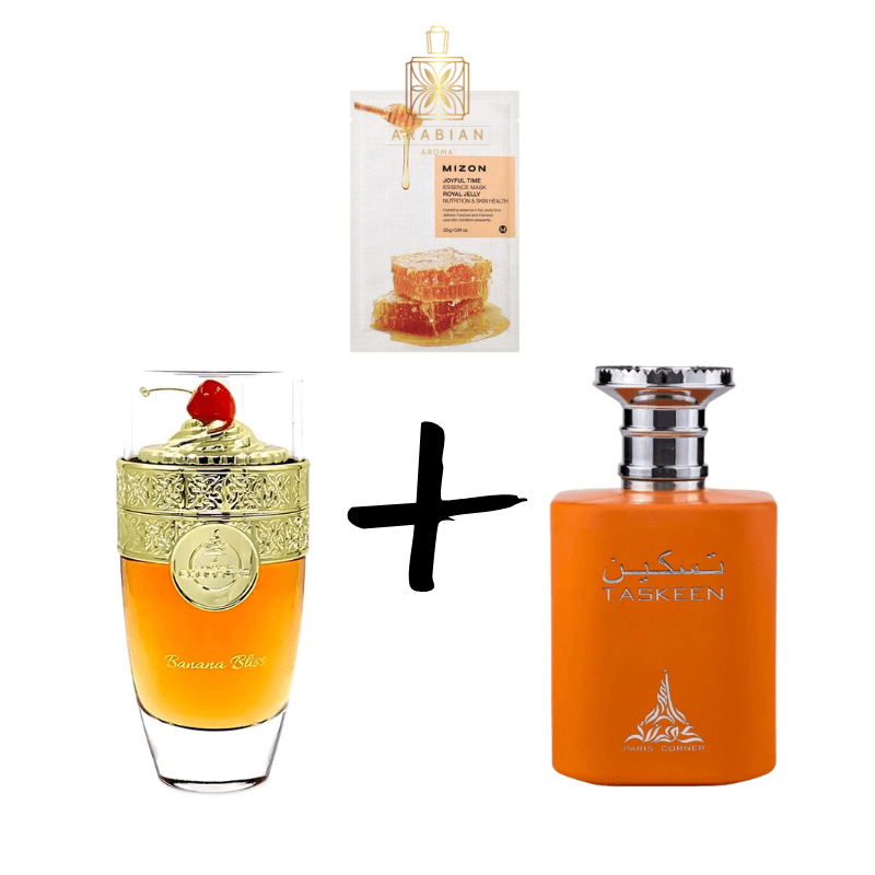 Banana Bliss + Taskeen + Маска Mizon