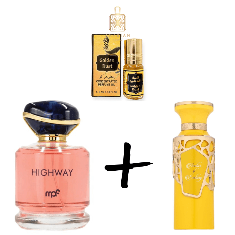 Highway + Nectar of Ecstacy + Парфюмно масло Oud Sultan