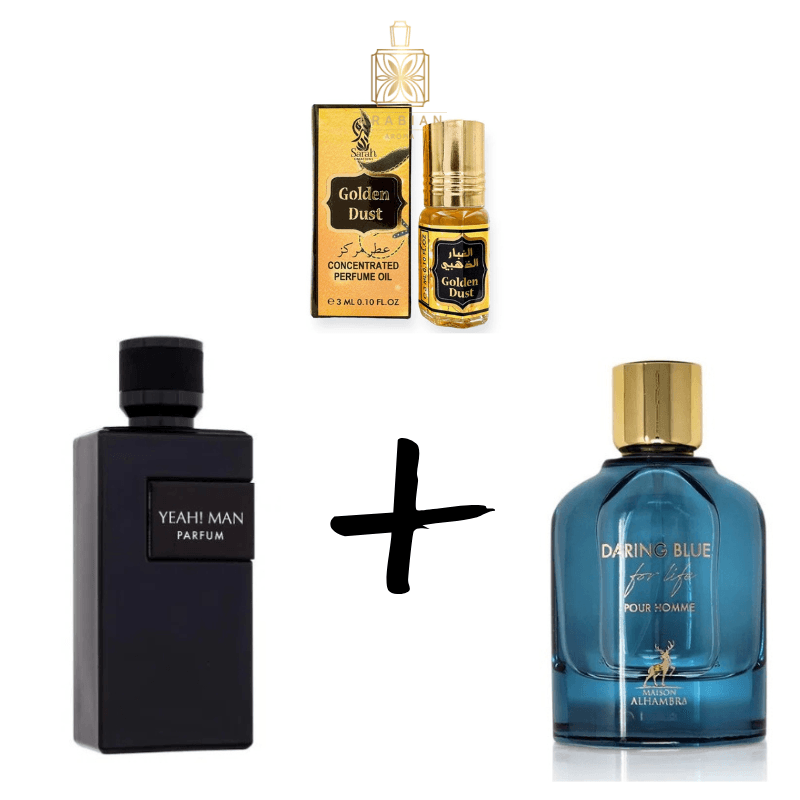 Yeah! Man + Daring Blue + Парфюмно масло Oud Sultan