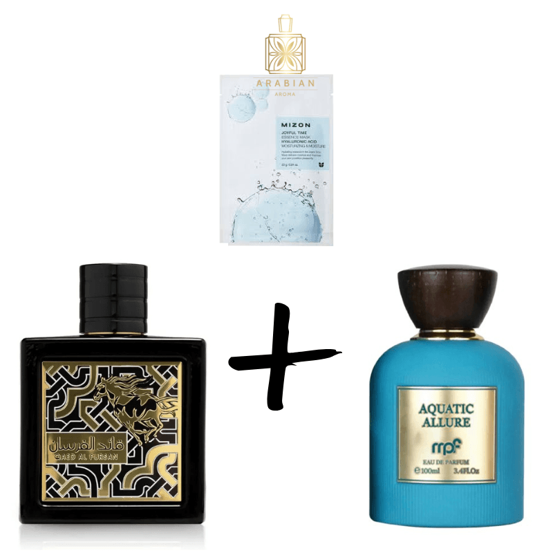 Qaed Al Fursan + Aquatic Allure + Mizon Mask