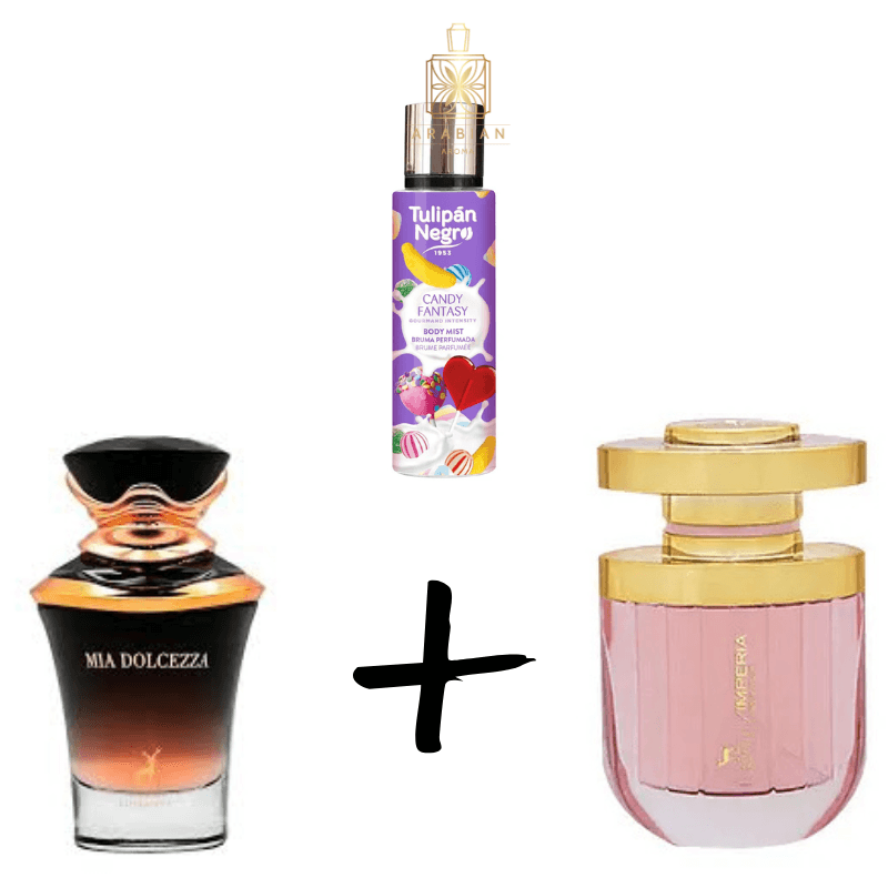Mia Dolcezza + Imperia Pink + Парфюмен спрей за тяло - Body Mist