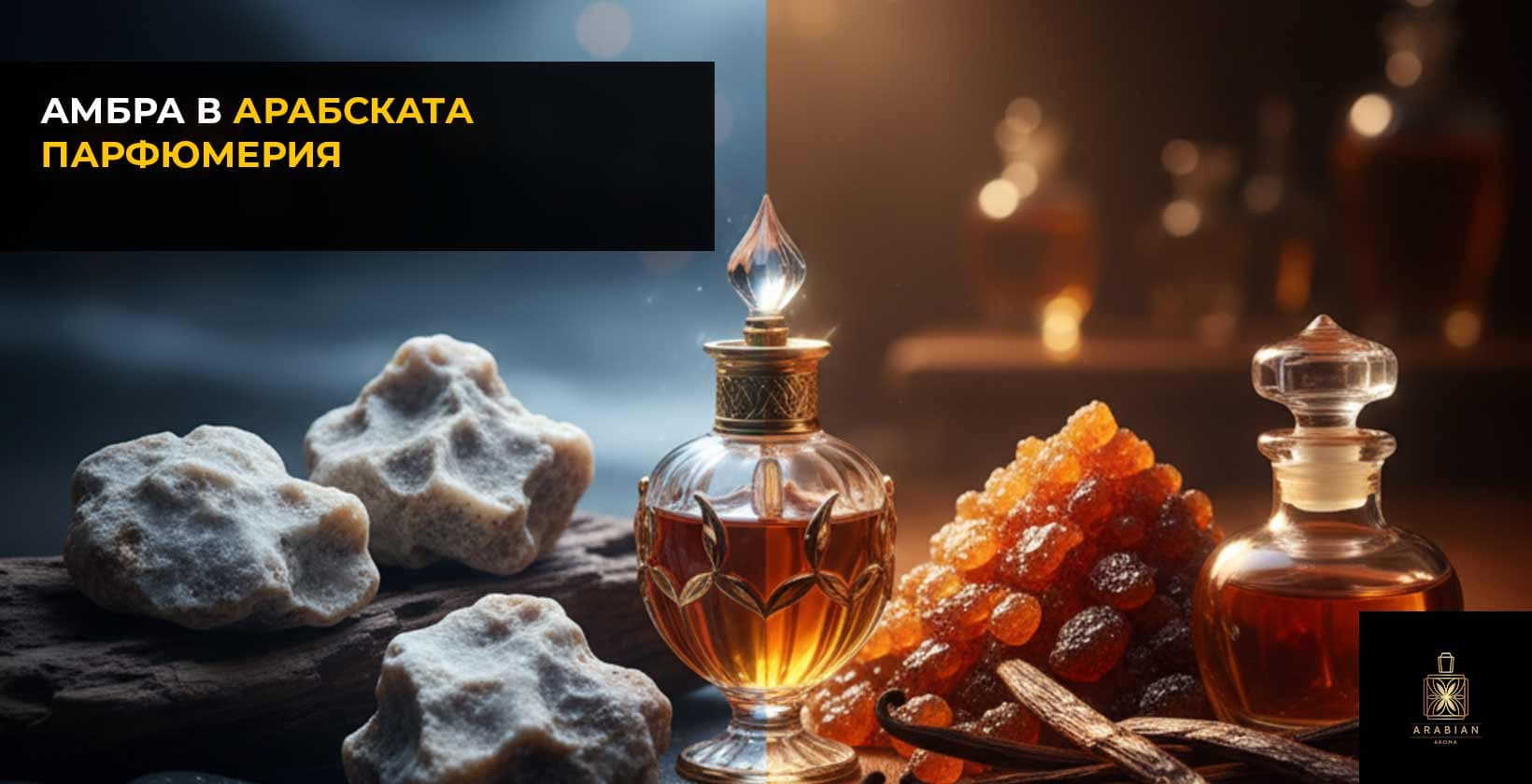 Амбра в Парфюмерията: Анализ на Ambergris и Amber в Контекста на Арабските Аромати