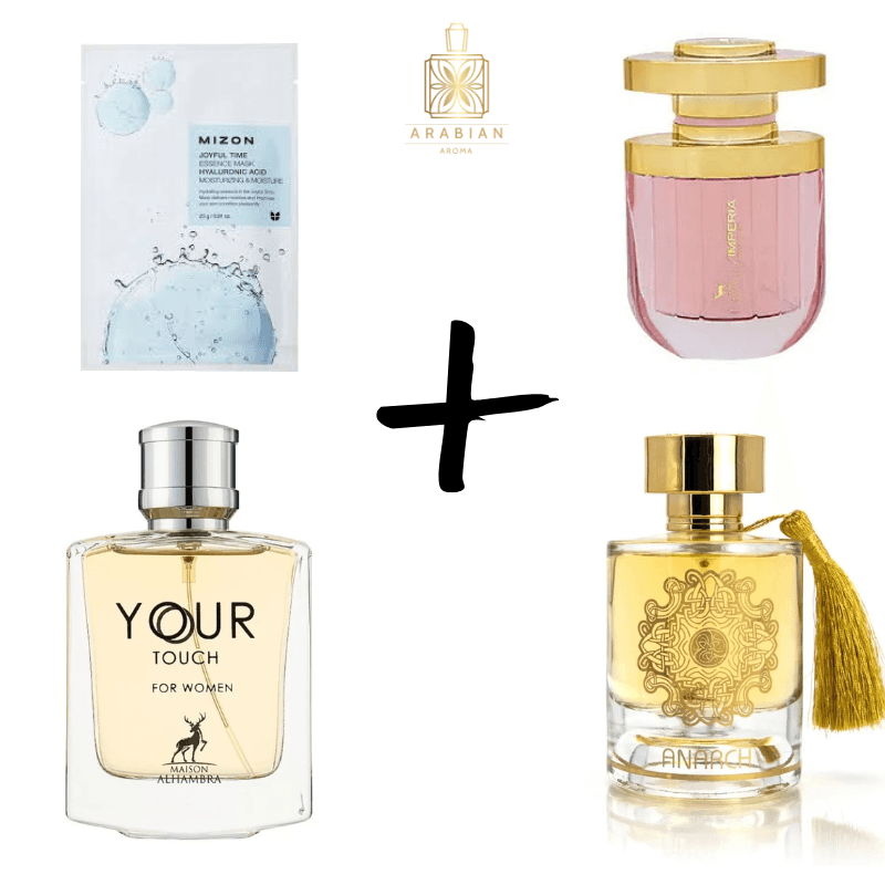 Anarch + Imperia Pink + Your Touch For Women + Mizon Mask