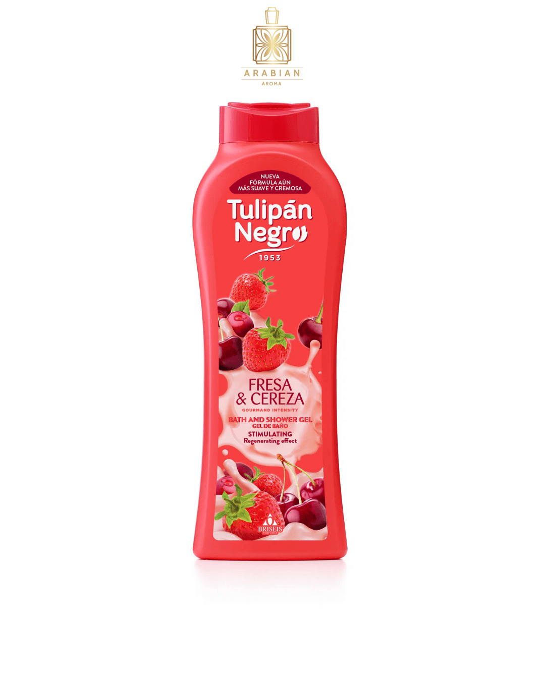 Душ гел - Tulipán Negro Fresa & Cereza 650 ml