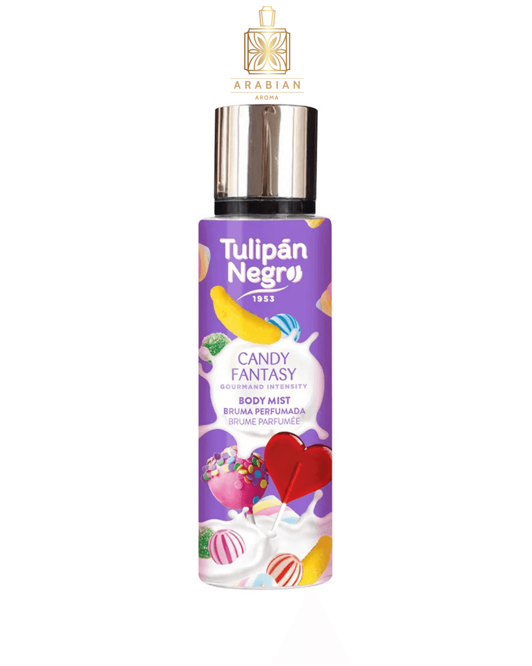 Парфюмен спрей за тяло - Body Mist Tulipán Negro Candy Fantasy 250 ml